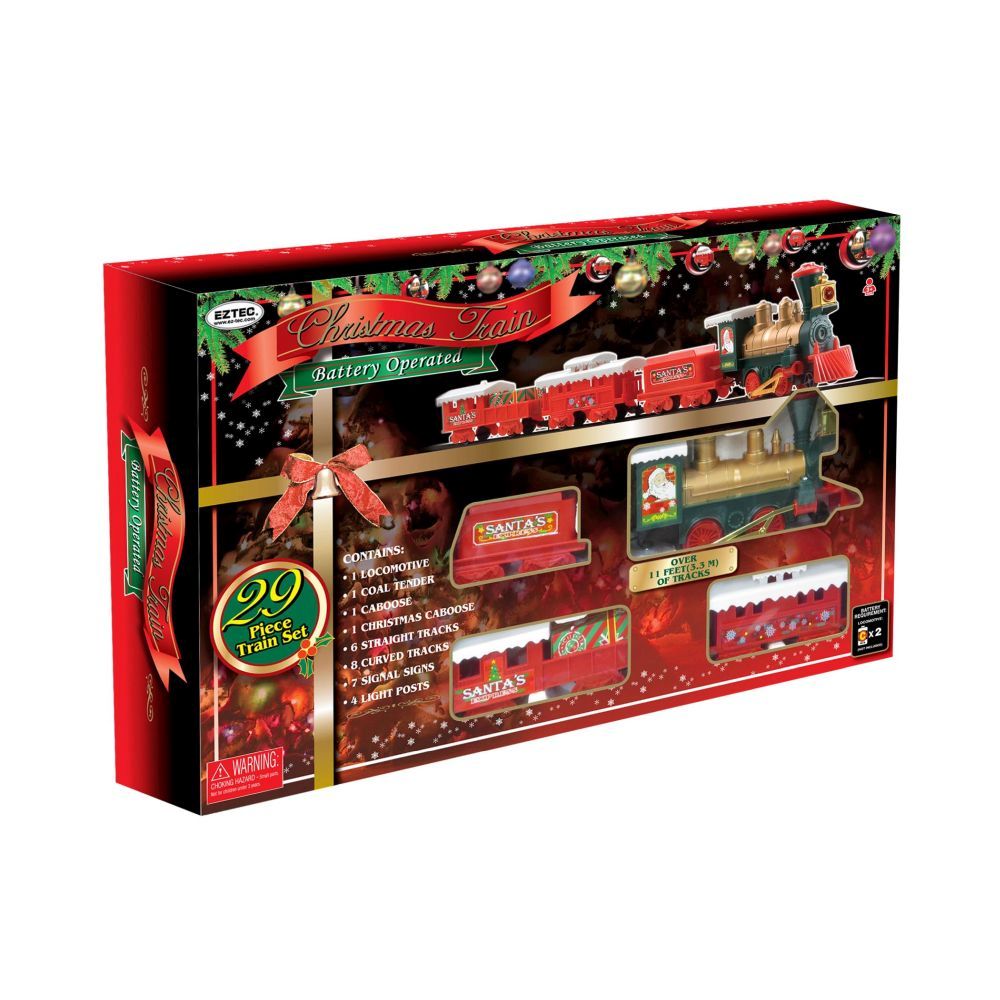 Santas Express 29 Piece Christmas Train Set