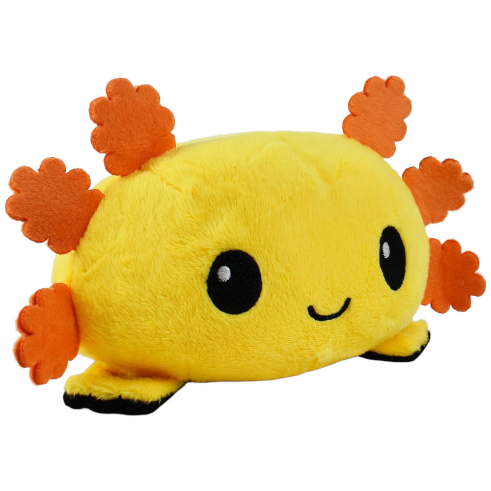 Reversible Axolotl Plushie (Yellow and Black)