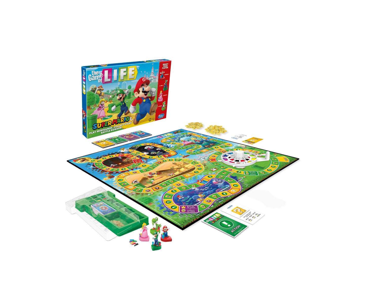 Super Mario Edition Game of Life Board Game by Hasbro