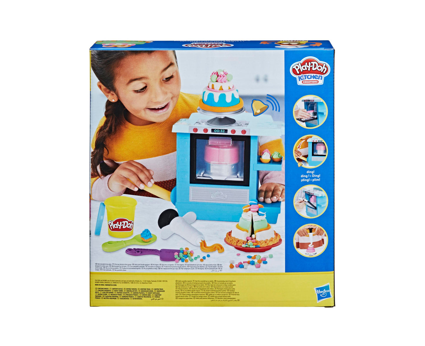 Play-Doh Kitchen Creations Rising Cake Oven Play Set with Accessories