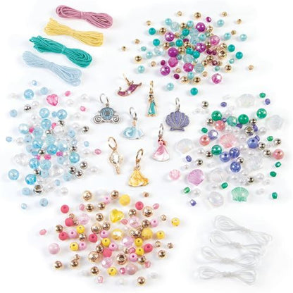 Disney Princess Enchanted Castle DIY Bracelet Kit - Multiple Princess Charms