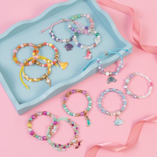 Disney Princess Enchanted Castle DIY Bracelet Kit - Multiple Princess Charms