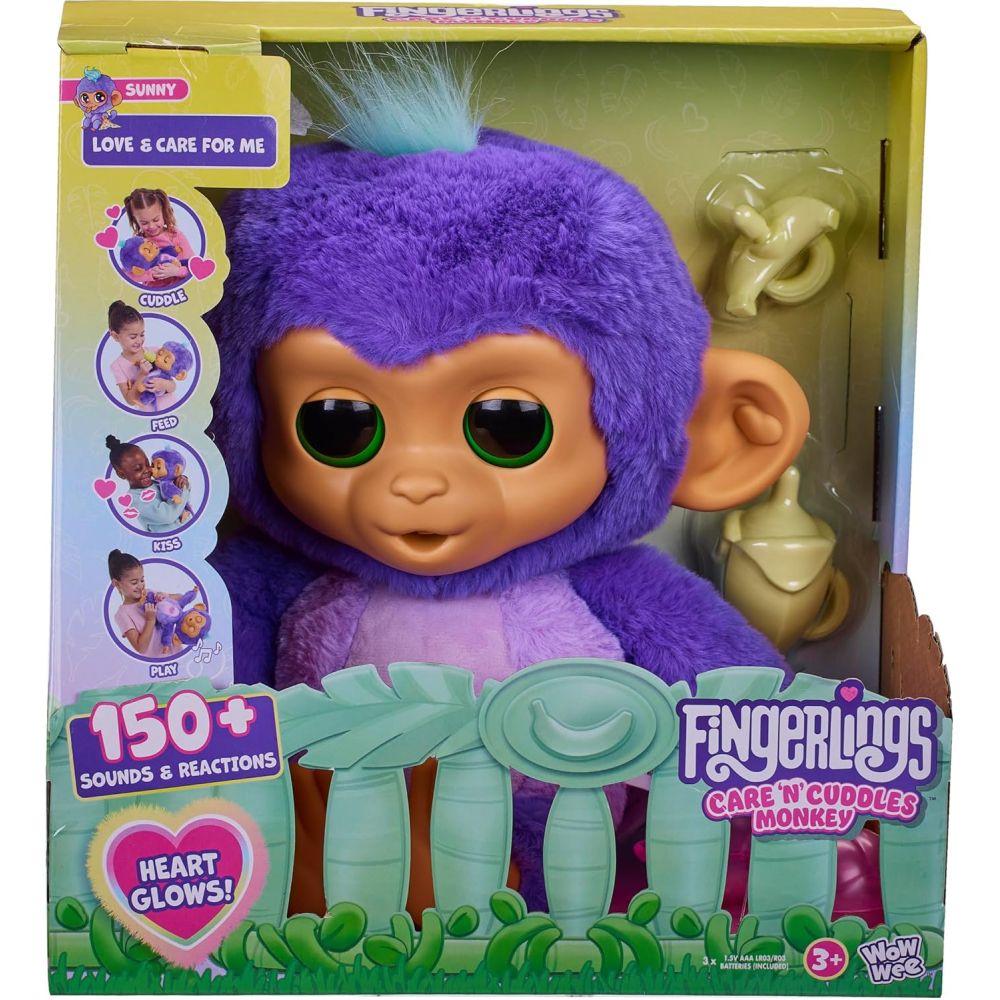 Fingerlings Care n' Cuddles Monkey