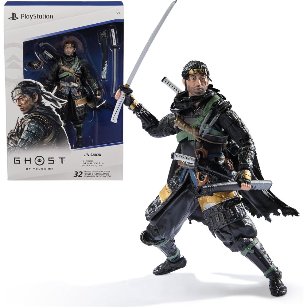 PlayStation, Ghost of Tsushima Sakai 6 Inch Figure