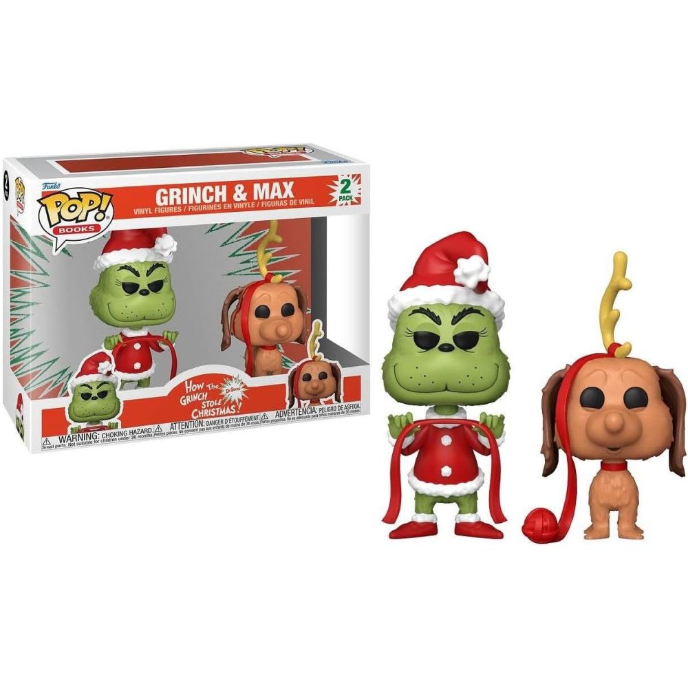 FUNKO POP Christmas Grinch and Max 2 Pack