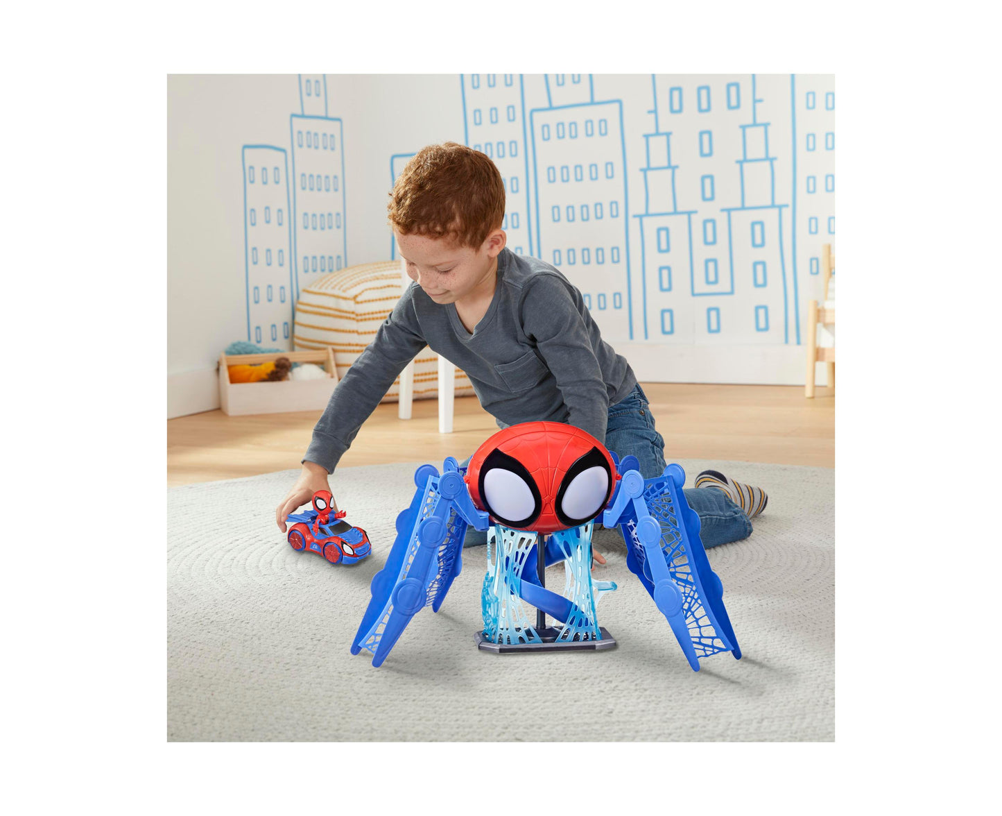 Spidey and His Amazing Friends Web Quarters Playset