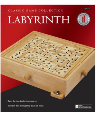 Classic Game Collection Wood Labyrinth Puzzle