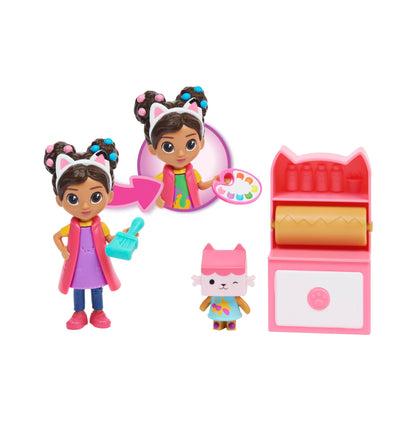 DreamWorks Gabby's Dollhouse Art Studio Playset with Interactive Figures