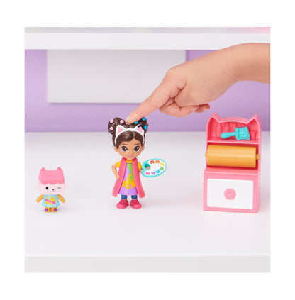 DreamWorks Gabby's Dollhouse Art Studio Playset with Interactive Figures