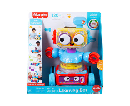 Fisher-Price 4-in-1 Ultimate Learning Bot Interactive Robot Toy