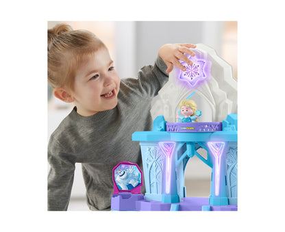 Fisher-Price Disney Frozen Little People Elsa‚Äôs Enchanted Lights Palace Playset