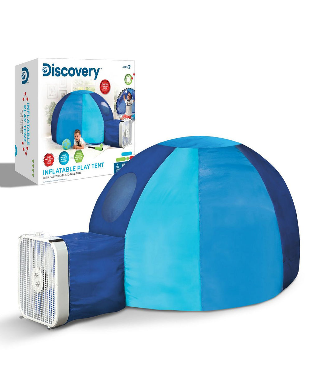 Discovery Kids Quick-Set Inflatable Play Tent with Storage Tote