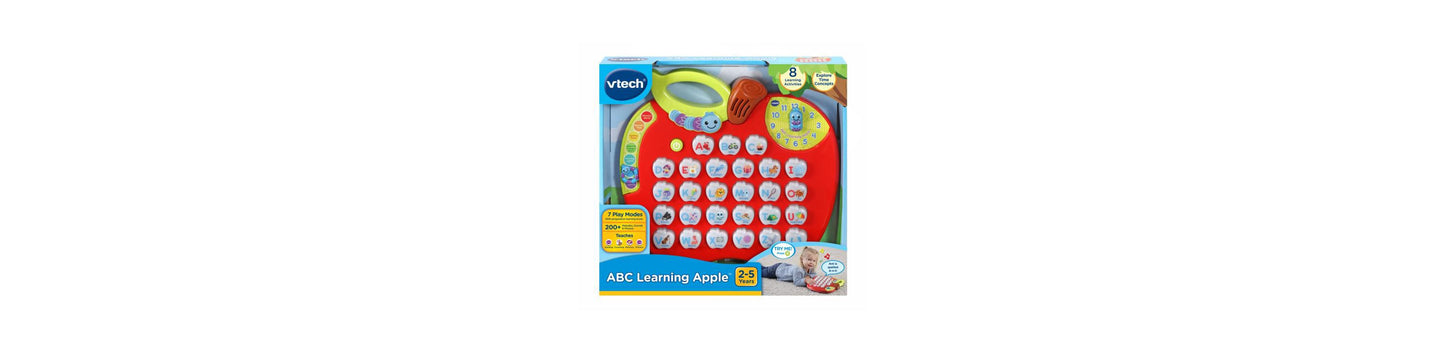 VTech ABC Learning Apple - Interactive Educational Toy with Music and Sounds