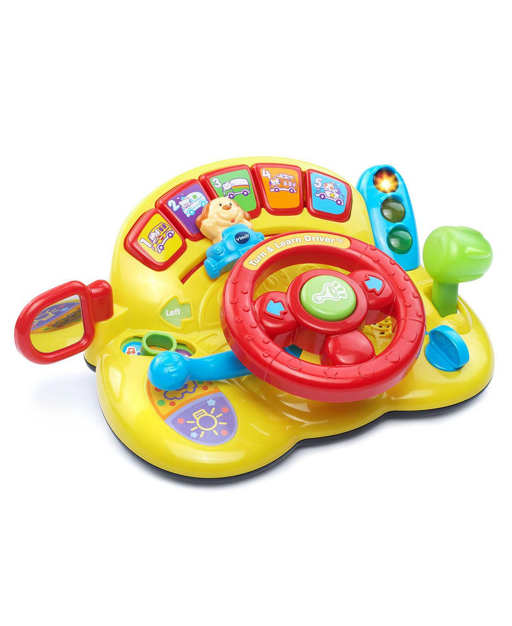VTech Turn & Learn Driver - Interactive Educational Toy with Music and Lights