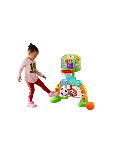 VTech Count & Win Sports Center with Interactive Basketball and Soccer Ball