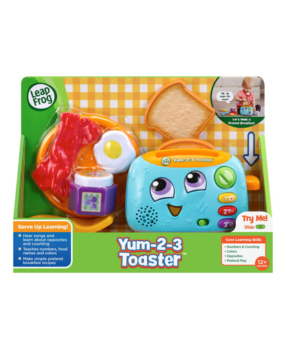 LeapFrog Yum-2-3 Toaster Learning Toy for Toddlers