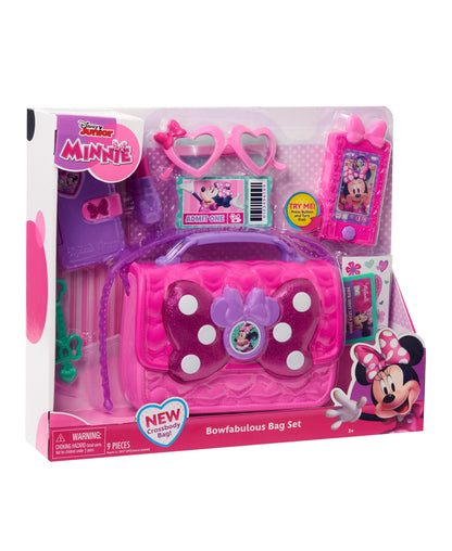 Disney Junior Minnie Mouse Happy Helpers Interactive Bag Set - Pink