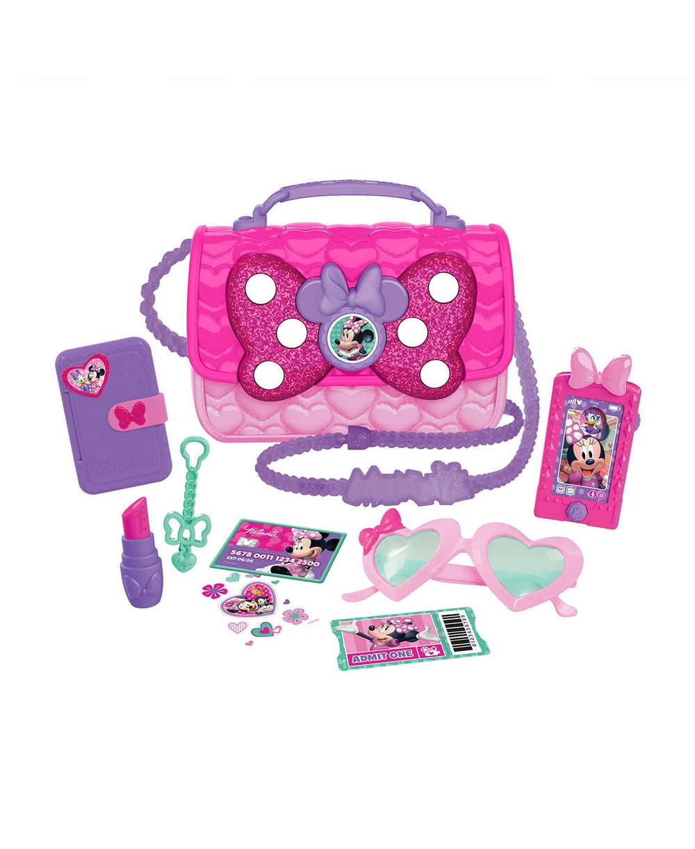 Disney Junior Minnie Mouse Happy Helpers Interactive Bag Set - Pink