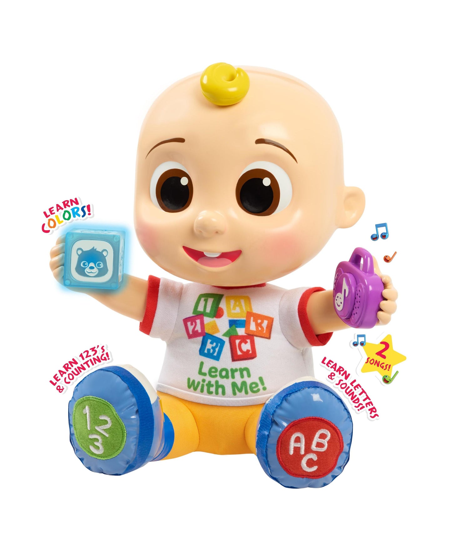 CoComelon Interactive Learning JJ Doll with Lights, Sounds, and Music