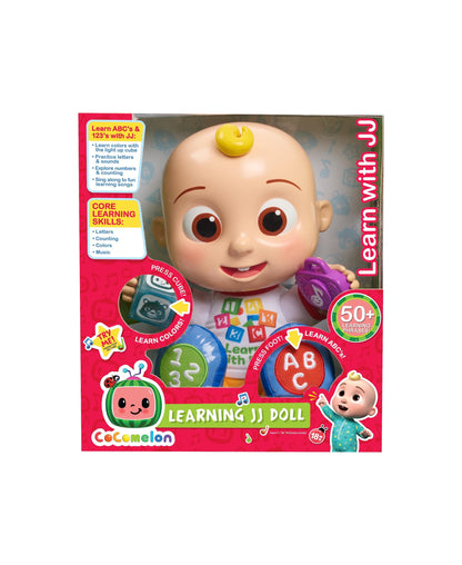 CoComelon Interactive Learning JJ Doll with Lights, Sounds, and Music