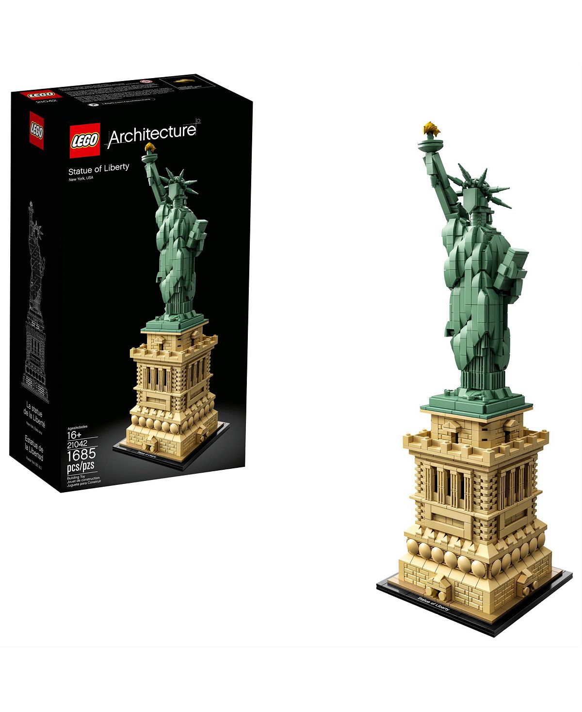 LEGO Architecture Statue of Liberty 21042 Building Kit - 1685 Pieces