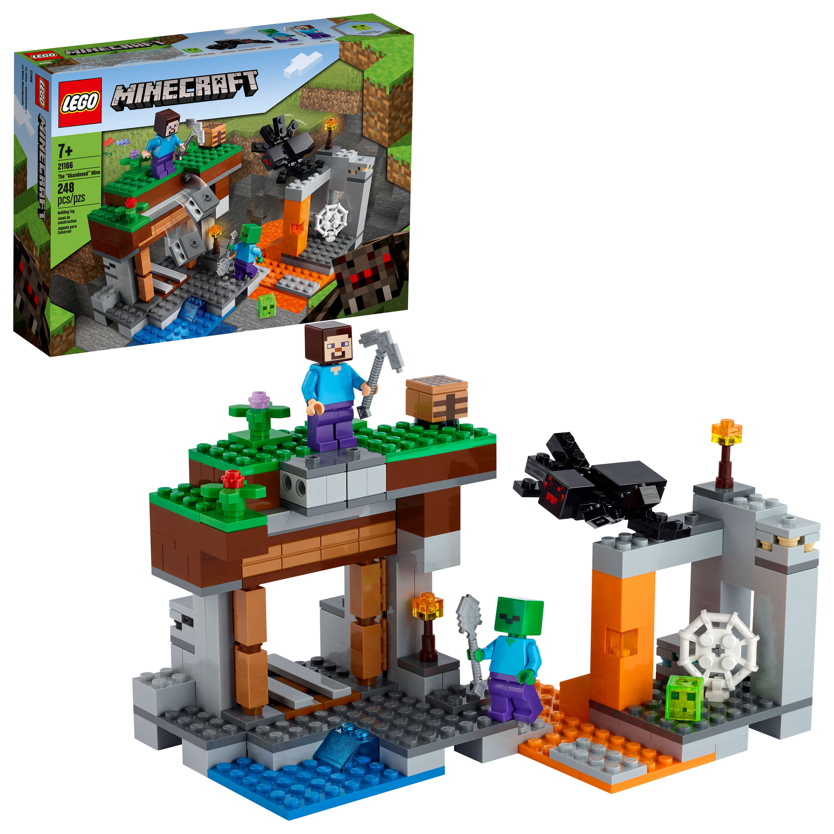 LEGO Minecraft The Abandoned Mine 21166 Building Kit 248 Pieces Toys R Us