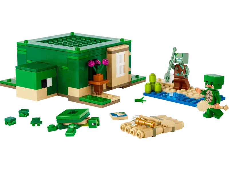 LEGO Minecraft The Turtle Beach House Model 21254