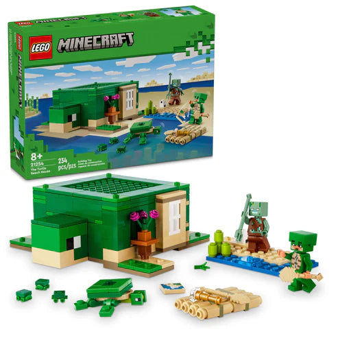 LEGO Minecraft The Turtle Beach House Model 21254