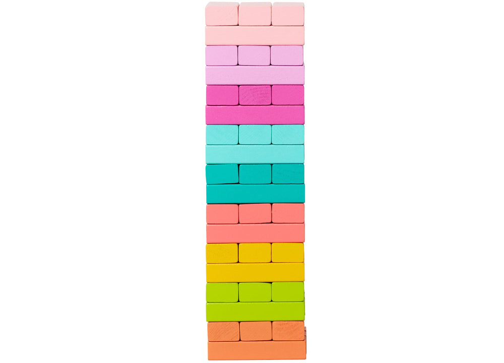 Kailo Chic Rainbow Tumbling Blocks - Colorful Stacking Game