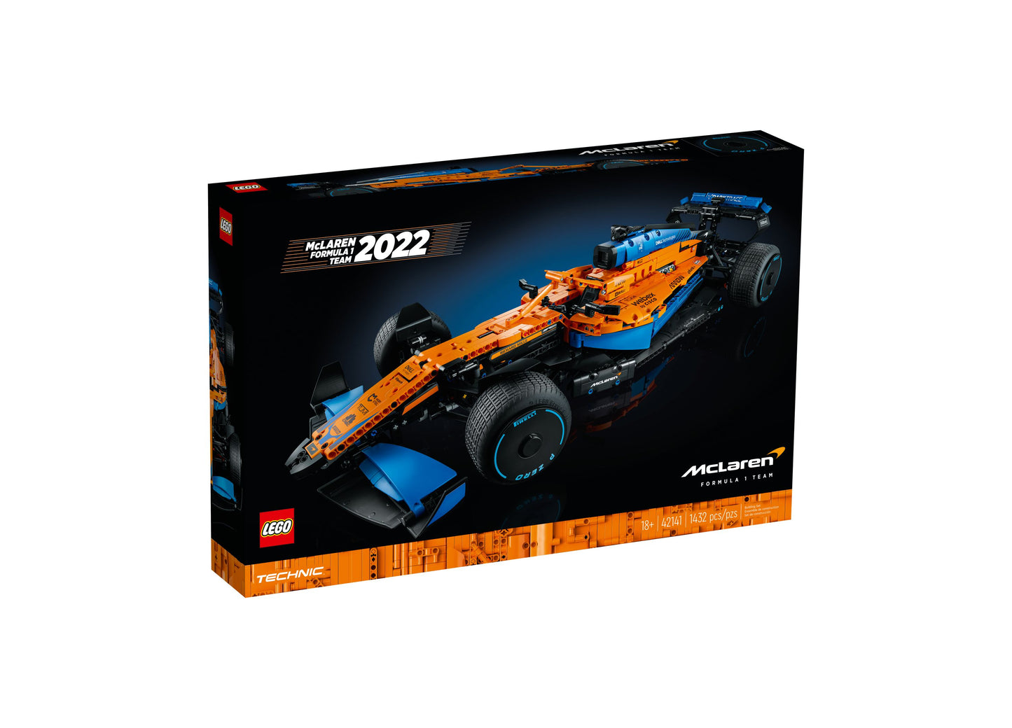 LEGO Technic McLaren Formula 1 Race Car 42141 Detailed Model Building Kit