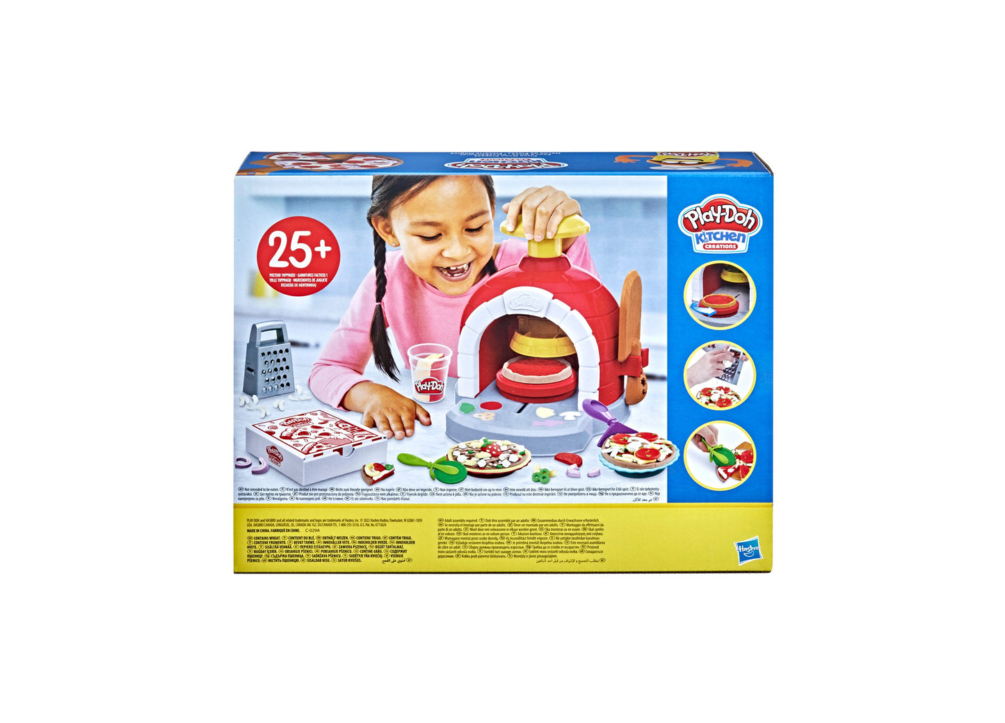 Play-Doh Kitchen Creations Pizza Oven Playset, 14 Piece