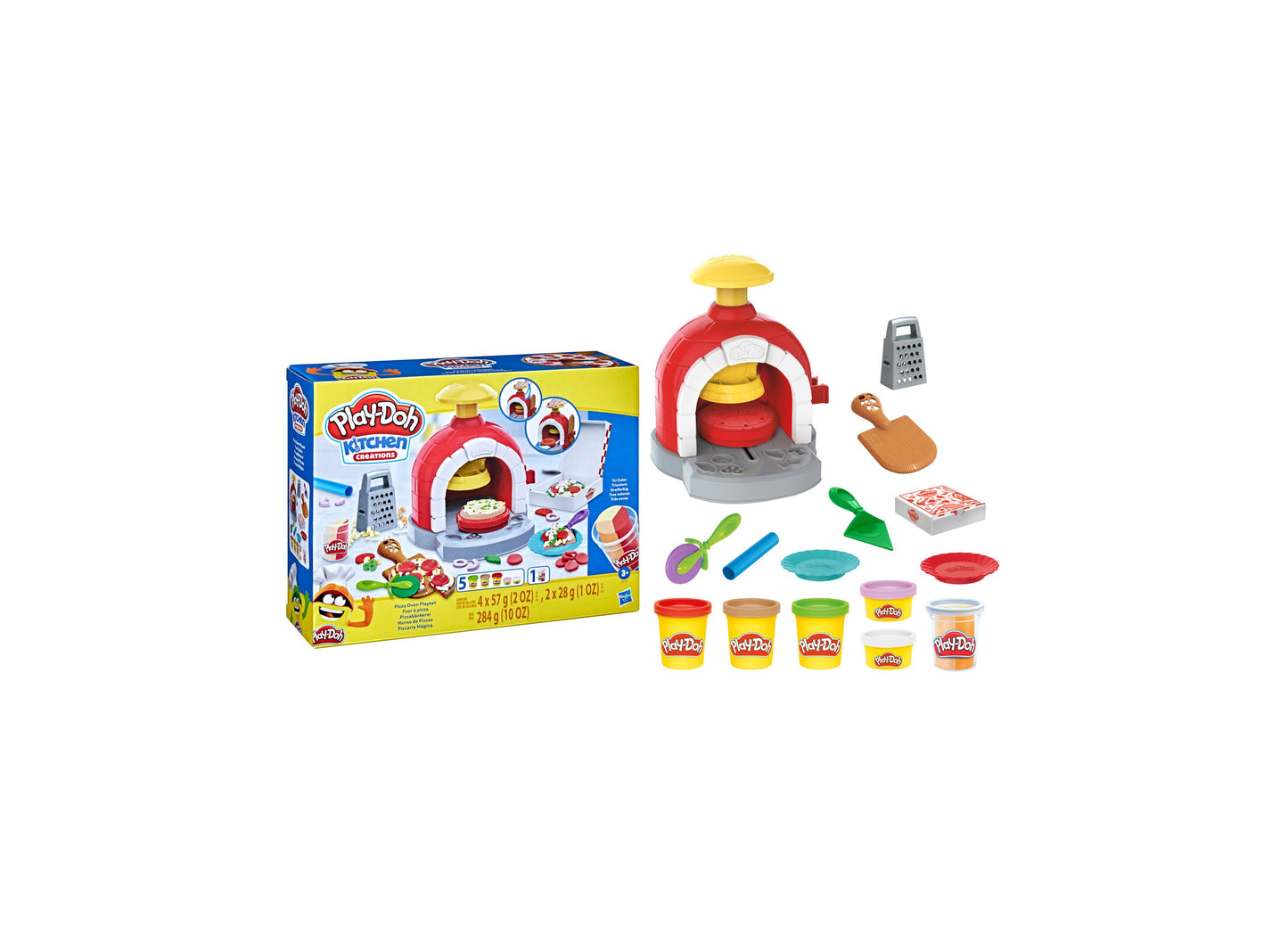 Play-Doh Kitchen Creations Pizza Oven Playset, 14 Piece