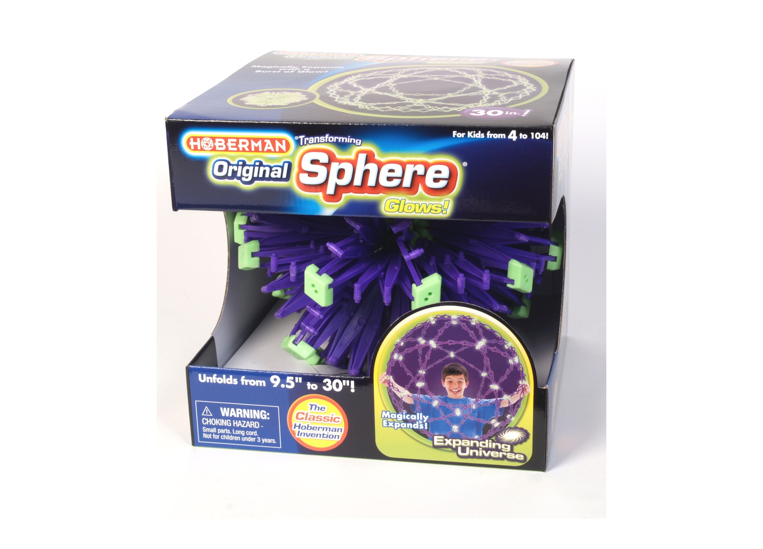 Hoberman Original Sphere - Glow: Expanding Educational Toy – Toys