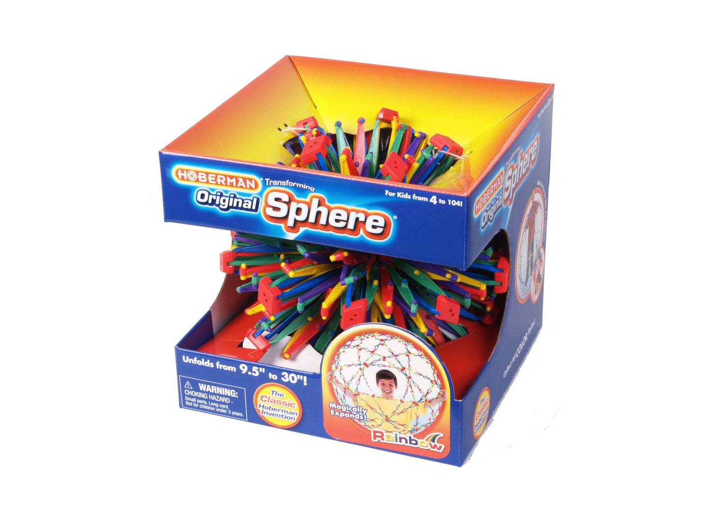 Hoberman Original Sphere - Expanding Rainbow Toy