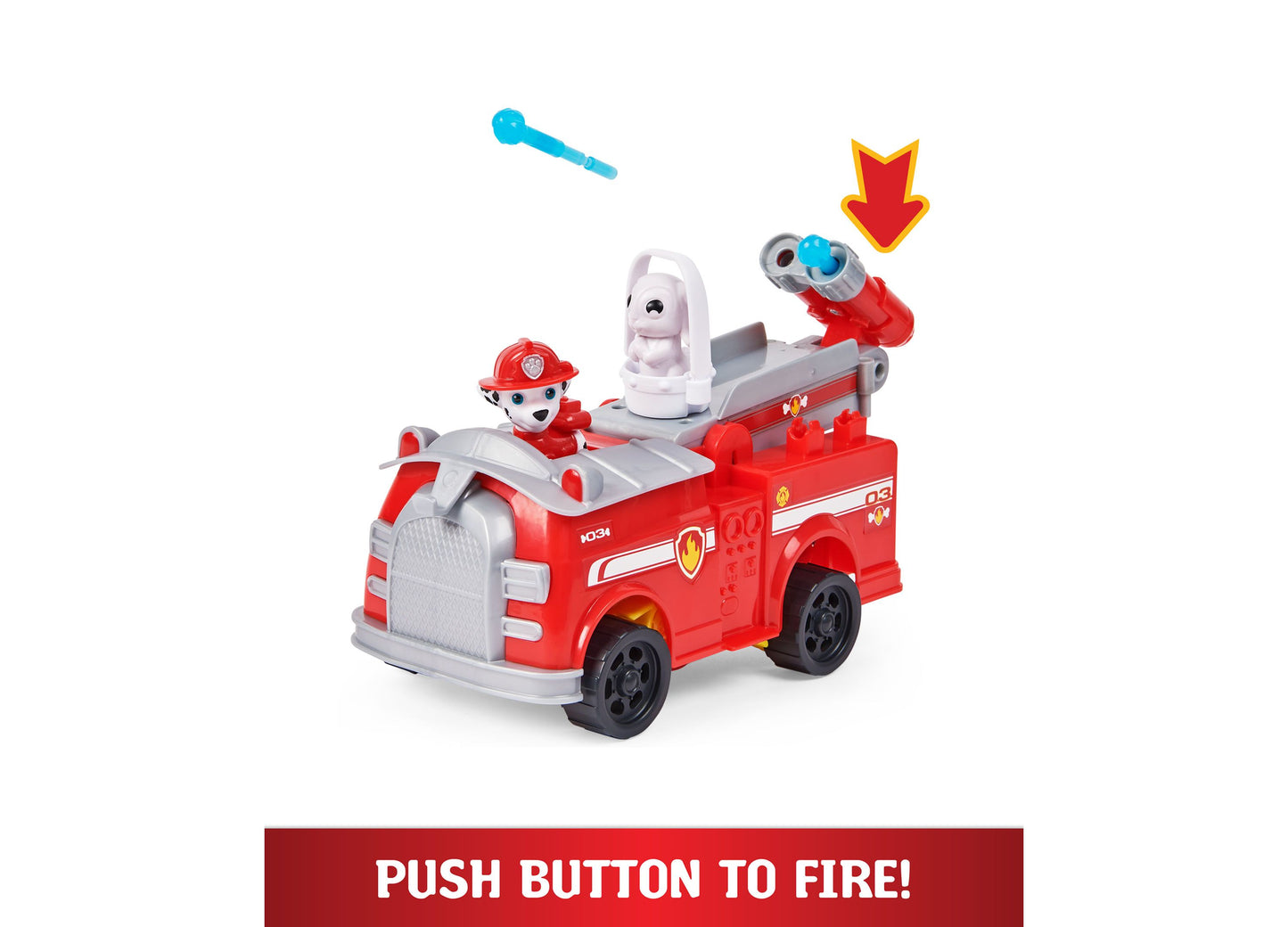 PAW Patrol Marshall's Rise and Rescue Vehicle Playset with Action Figures