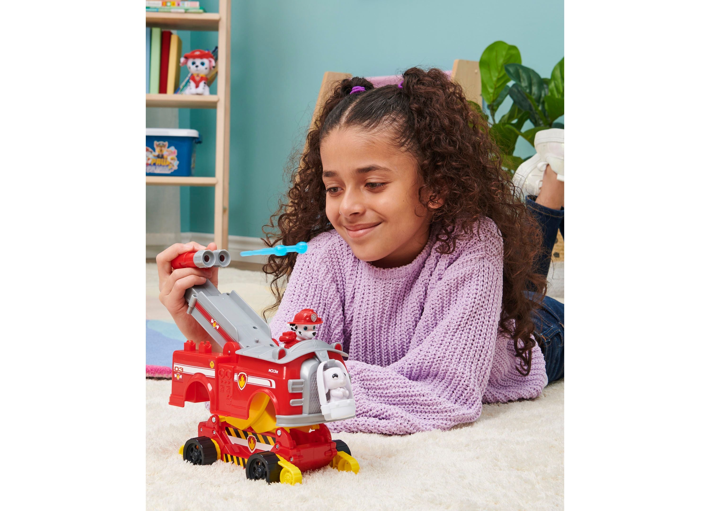 Paw patrol fire truck toys r us best sale