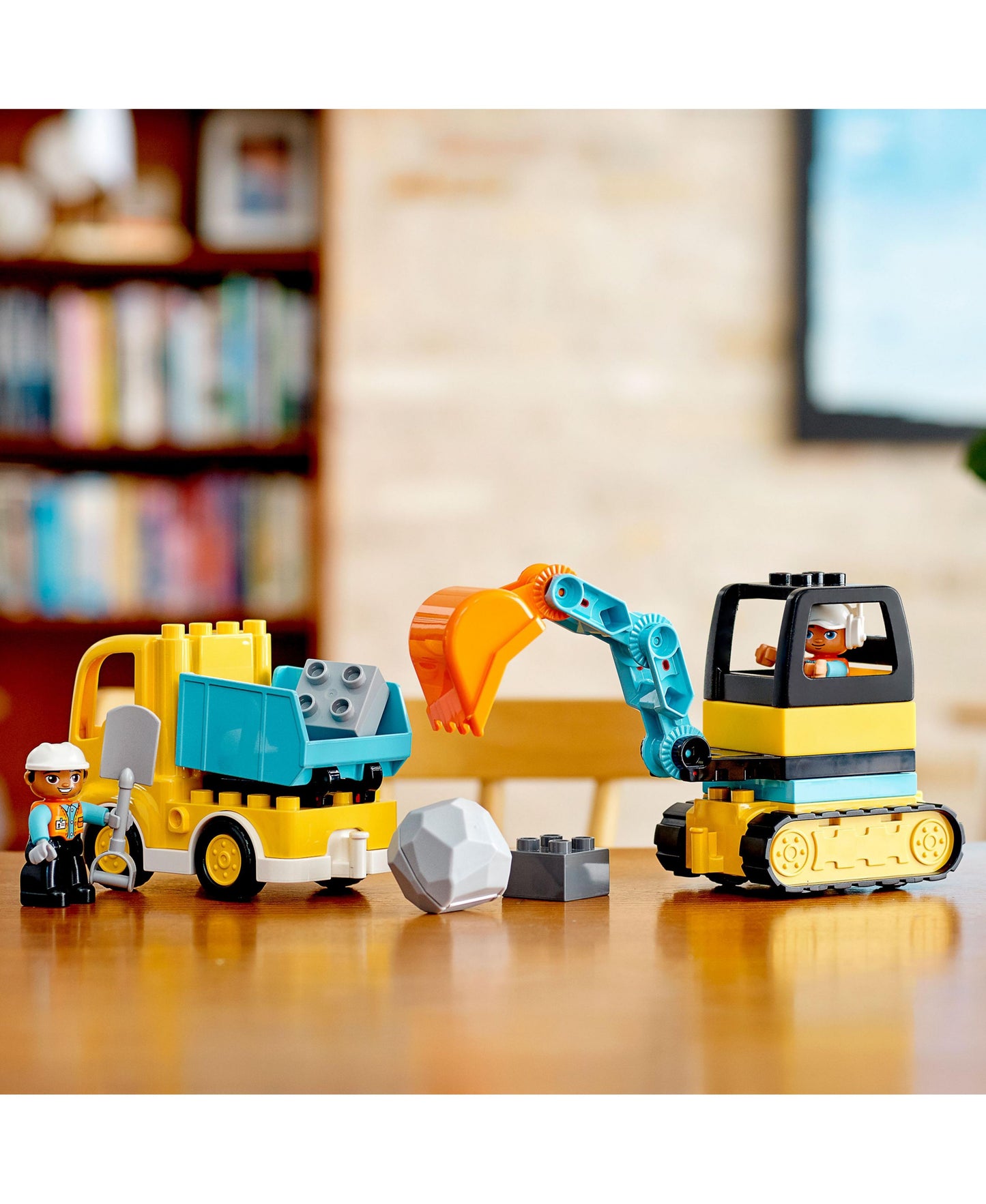 LEGO DUPLO Town Construction Truck & Excavator 10931 Building Set - 20 Pieces