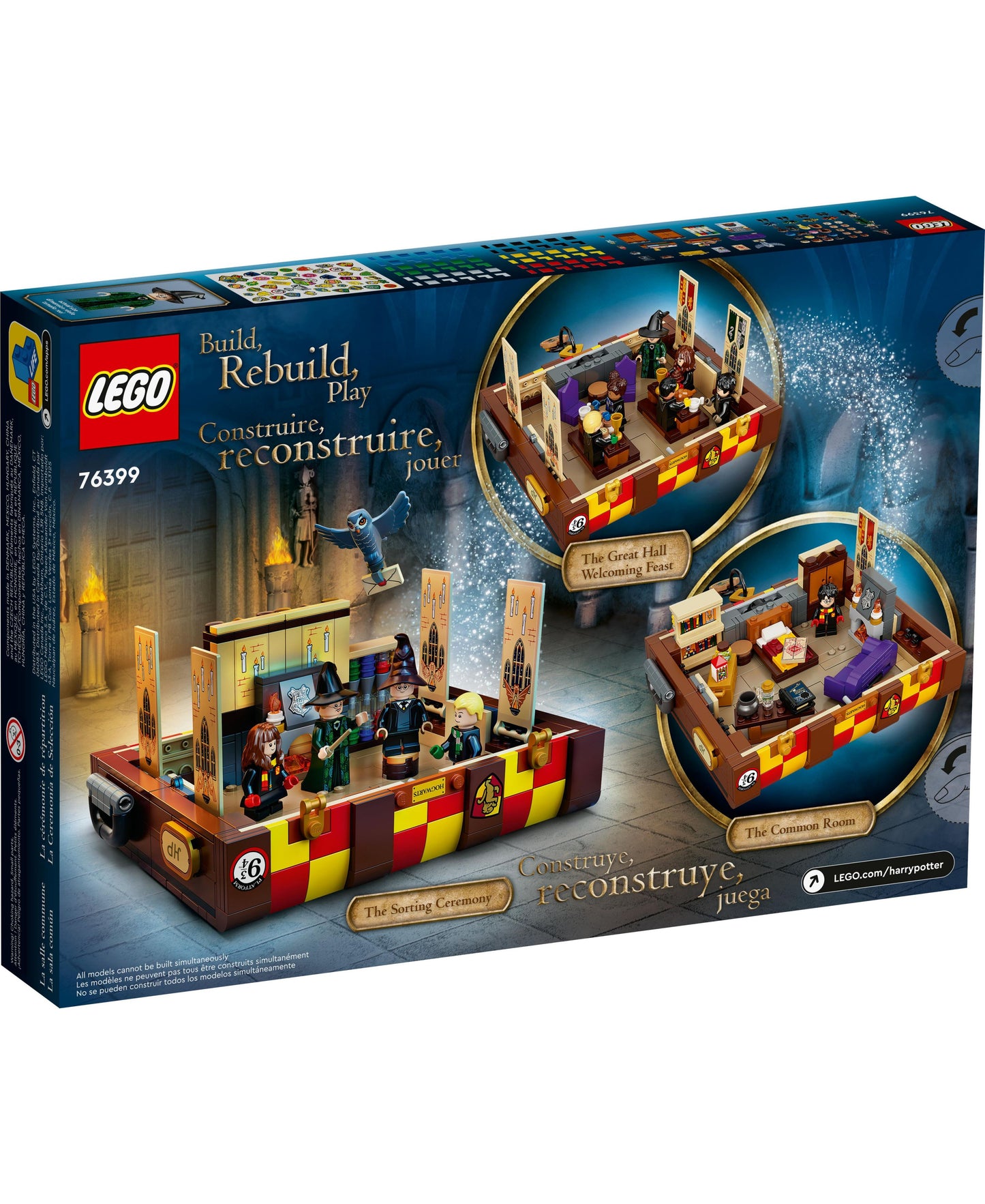 LEGO® Harry Potter Hogwarts Magical Trunk Building Kit, Cool, Collectible Toy, 603 Pieces