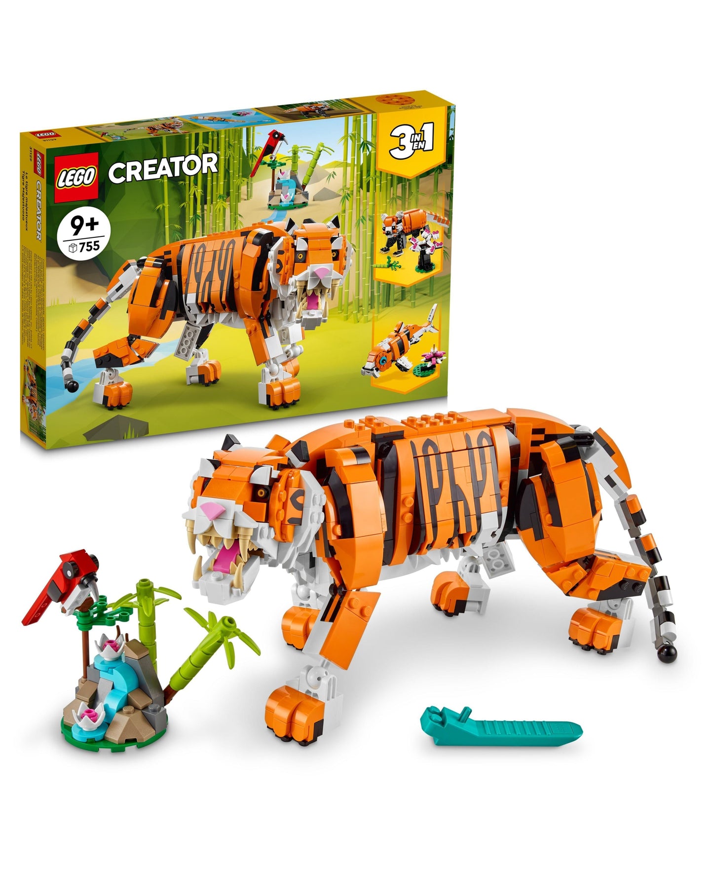 LEGO® Creator 31129 3-in-1 Majestic Tiger Toy Building Set