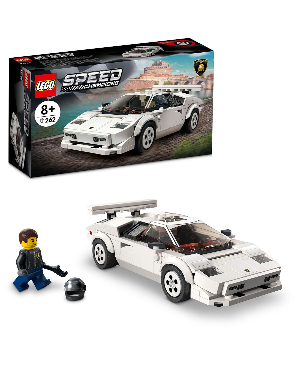 LEGO Speed Champions Lamborghini Countach 76908 Building Set - 262 Pieces