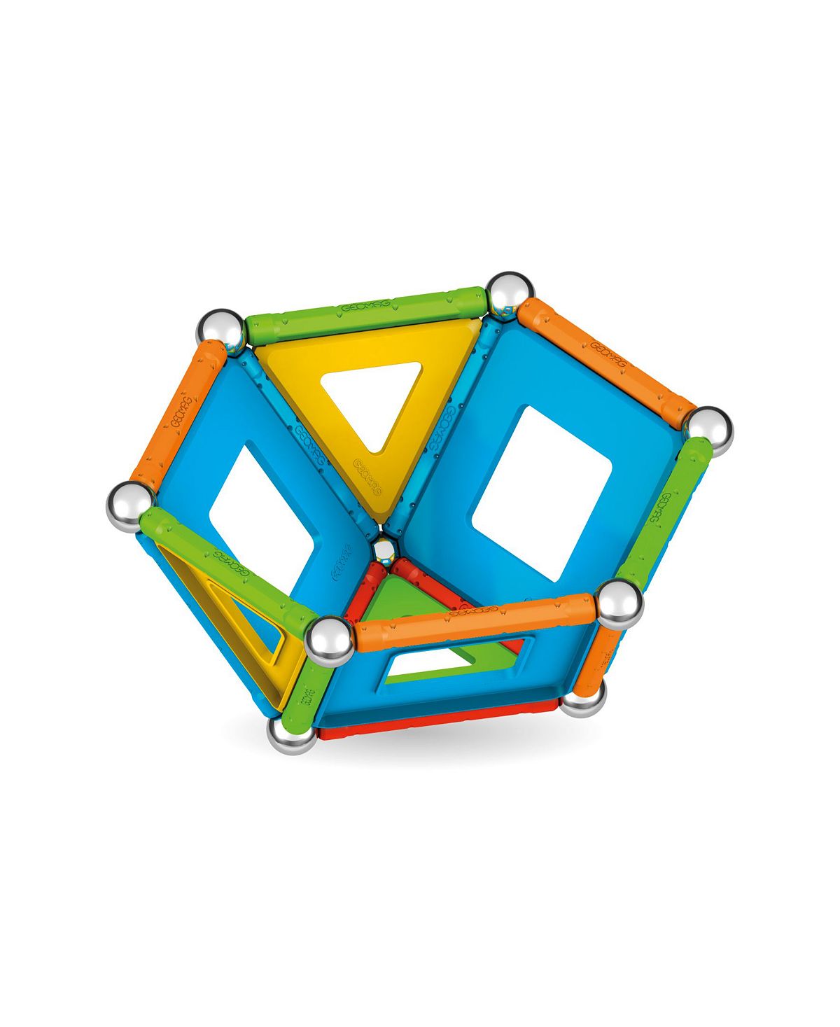 Geomag Supercolor Recycled Magnetic Building Set - 52 Pieces