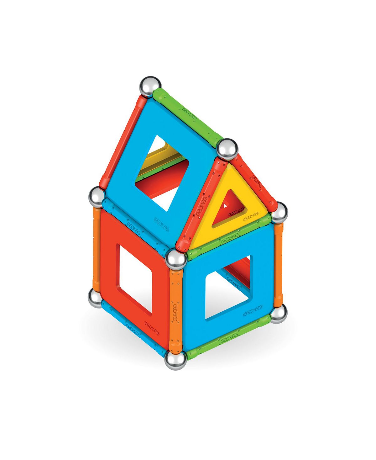 Geomag Supercolor Recycled Magnetic Building Set - 78 Pieces