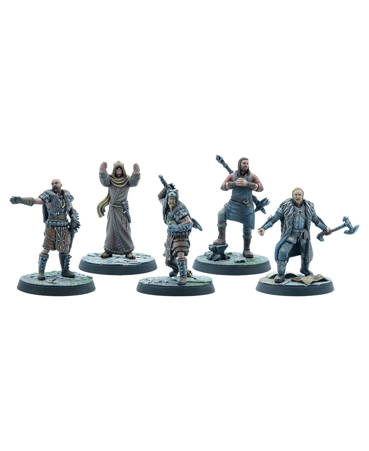 Elder Scrolls Call to Arms - 32mm Stormcloak Chieftains Resin Figures