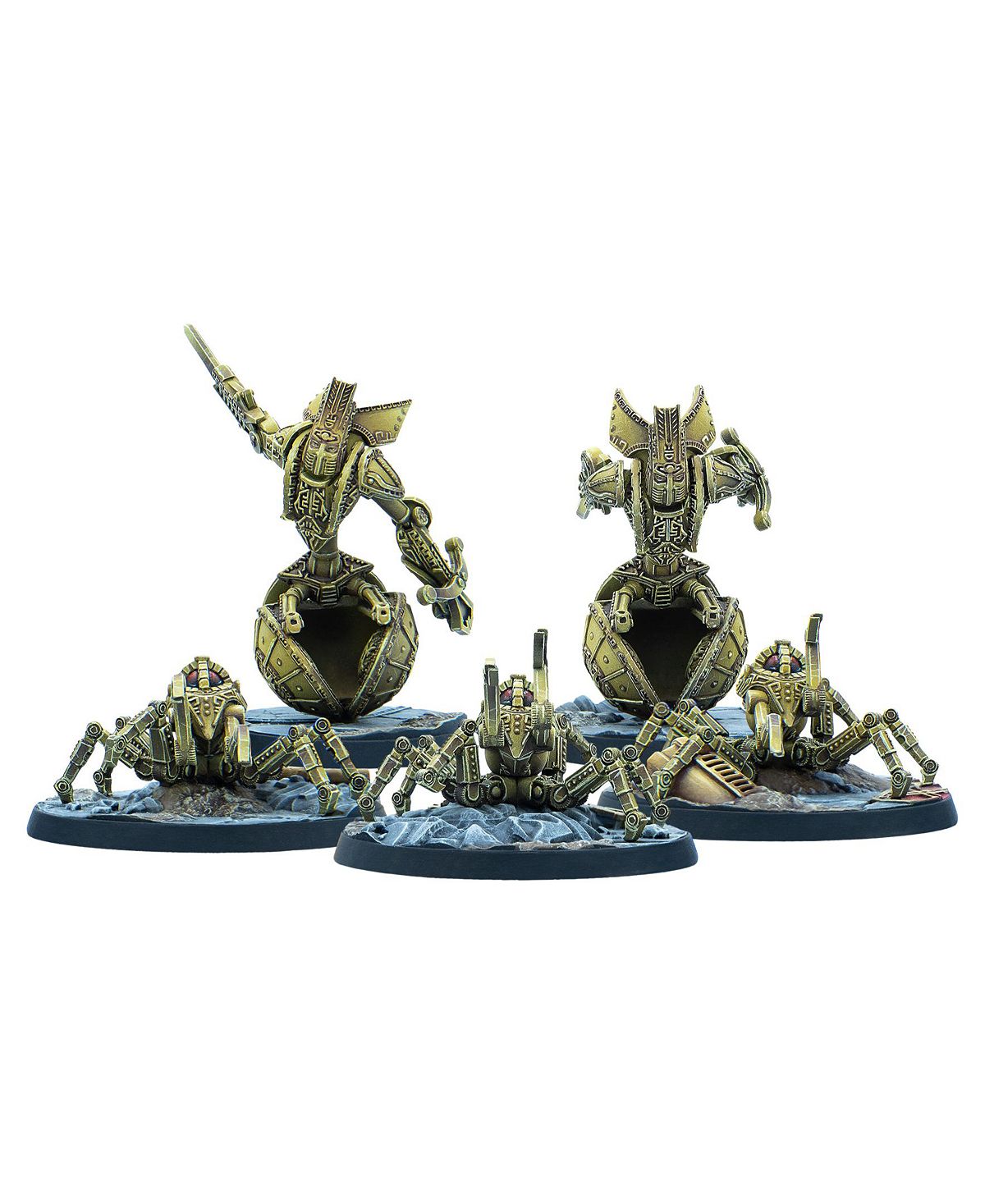 Elder Scrolls: Call to Arms - 32mm Dwemer Spheres & Spiders Miniature Figures