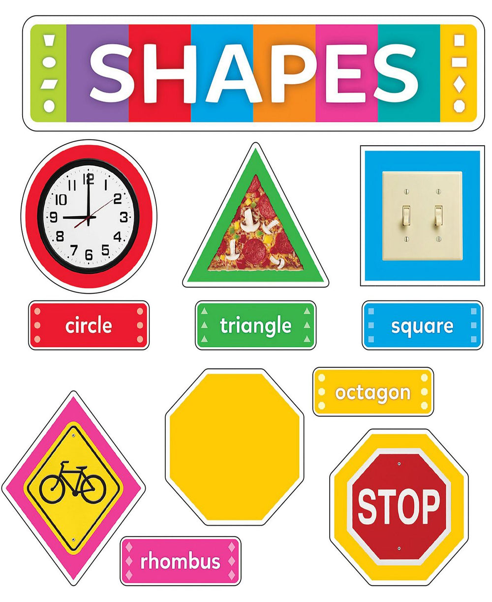 Shapes All Around Us - Geometric Learning Set - Educational Toy