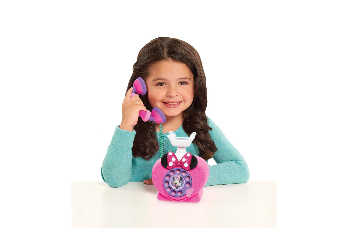 Disney Junior Minnie Mouse Ring Me Rotary Phone with Lights and Sounds