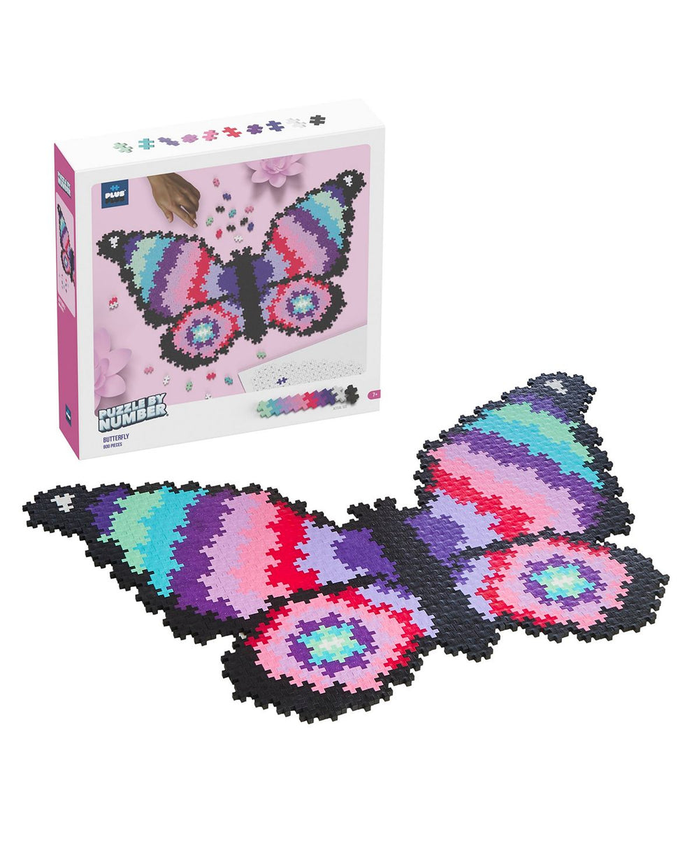 Plus-Plus Puzzle By Number Butterfly Jigsaw - 800 pc