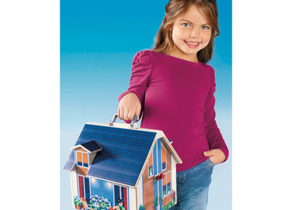 PLAYMOBIL Take Along Dollhouse with 64 Pieces and Portable Design