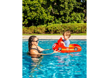 Little Tikes Fire Truck Baby Float - Inflatable Pool Toy with Built-in Seat