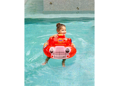 Little Tikes Fire Truck Baby Float - Inflatable Pool Toy with Built-in Seat